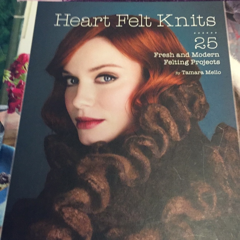 Hardback Book Heart Felt Knit Felting Projects